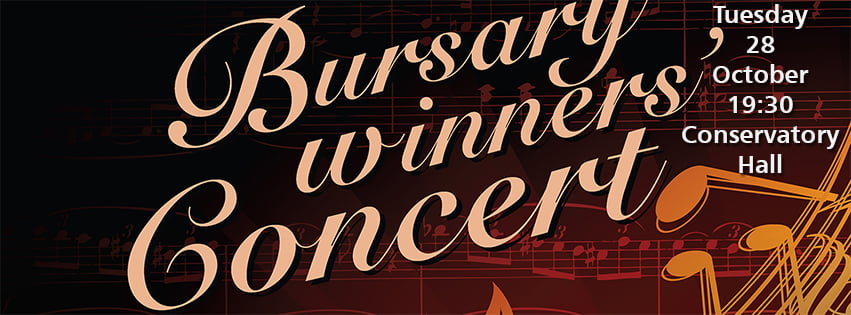 Bursary Winners’ Concert — 28 October 2014