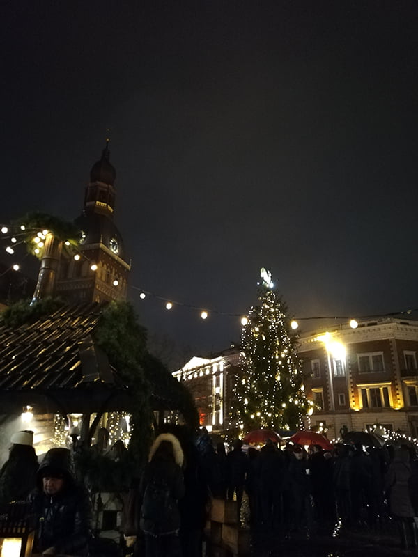 Christmas market in Riga, Latvia.